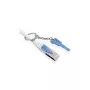 Cable de parcheo RJ45 - CAT6A 500 MHz - 0,5 m - gris - S-STP (S/FTP) - con bloqueo - AWG26 - Synergy 21