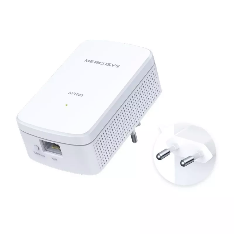 Mercusys | Kit de inicio Powerline Gigabit AV1000 | MP500 KIT | 1000 Mbit/s | Puertos Ethernet LAN (RJ-45) 1