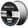 Rollo de cable coaxial 100 m Megasat 100176, cable coaxial RG en bobina