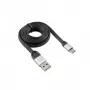 Sbox USB 2.0-Type-C/2.4A negro/plata 1,5 m