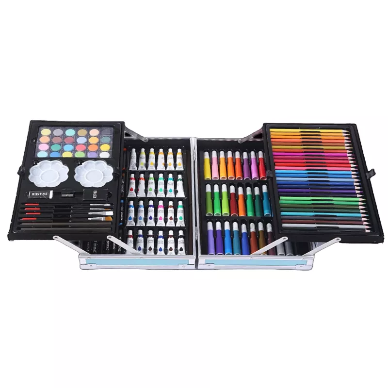 Set de pintura Extralink EX.20154 — set de arte infantil de 145 piezas en maletín grande