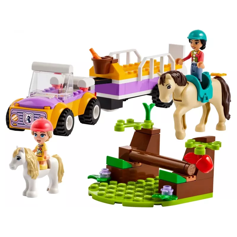 LEGO Friends Set de juego de animales con remolque para caballos y ponis 42634