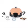 Máquina para hacer pizza Emerio PO-115984 6 pizzas 1200 W negra naranja