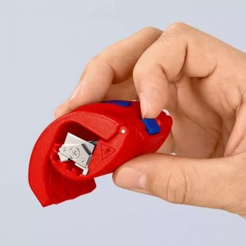 KNIPEX cortatubos manual para PVC y manguitos de sellado