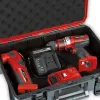 Maletín de herramientas Einhell E-Case S-F negro rojo