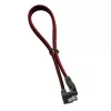 Cable SATA-3 en ángulo recto ModMesh 30 cm – rojo sangre – cable – digital/datos (CM-CAB-RSAT-N30KBR-R)