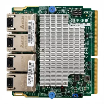 Super Micro Supermicro AOC-MTG-i4S - adaptador de red - 10 Gigabit SFP+ x 4 (AOC-MTG-I4S-O)