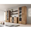 Aparador Cama 120 cm SOHO S7 roble lefkas/negro