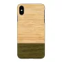 Funda para smartphone man and wood para iPhone X/XS — Bambuswald negro