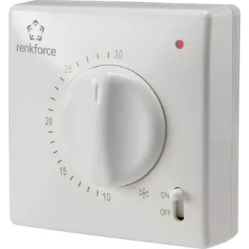 Termostato ambiente Renkforce TR-93 programable, rango de temperatura 5–30°C