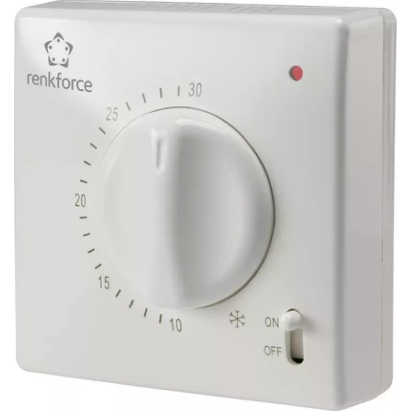 Termostato ambiente Renkforce TR-93 programable, rango de temperatura 5–30°C