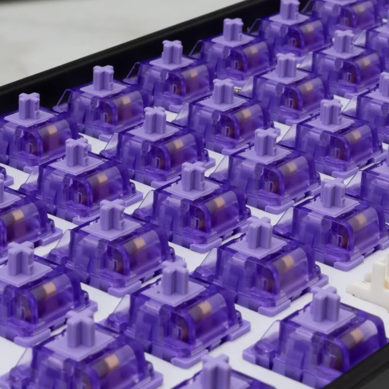 White Shark Purplepulse interruptores mecánicos 65 uds.