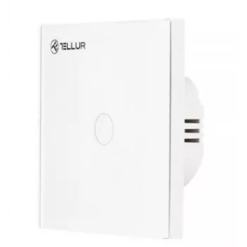 Interruptor de luz Tellur TLL331041 Blanco Táctil Inalámbrico