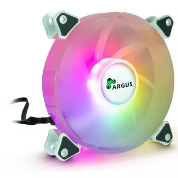 Set de ventiladores RGB INTER-TECH Argus RS-06 120 mm pack de 3 blanco ARGB con controlador