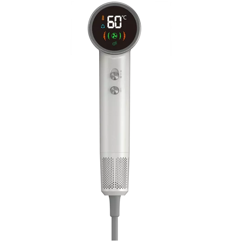 Secador de pelo de alta velocidad, 220V-240V~50-60Hz, 1500W, tecnología de iones, LCD, 6+ modos de circulación, 110.000 rpm, menos de 75 dB