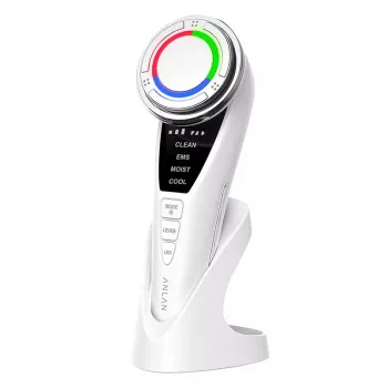 Dispositivo de cuidado facial por ultrasonidos con fototerapia ANLAN 01-ADRY15-001