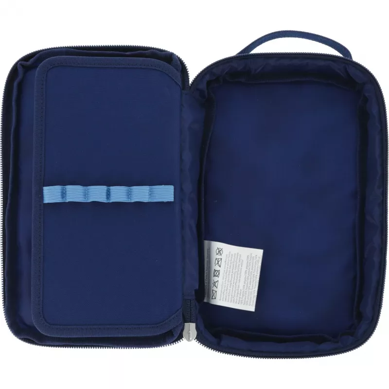 Estuche Herlitz 2 Go CamoBlue poliéster azul 210x130x60mm