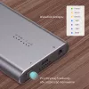 Carcasa SSD Unitek S1206A para 2 unidades M.2 NVMe PCIe Gen3 x4, USB 3.2 Gen 2 (10 Gbit/s), aluminio, USB-C, incluye fuente de alimentación