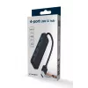 Hub USB Gembird 4 puertos USB 3.1 (Gen 1) — 4 puertos, USB 3.2 Gen 1 Type-A, 5V/2.1A, 109×30×10 mm, negro