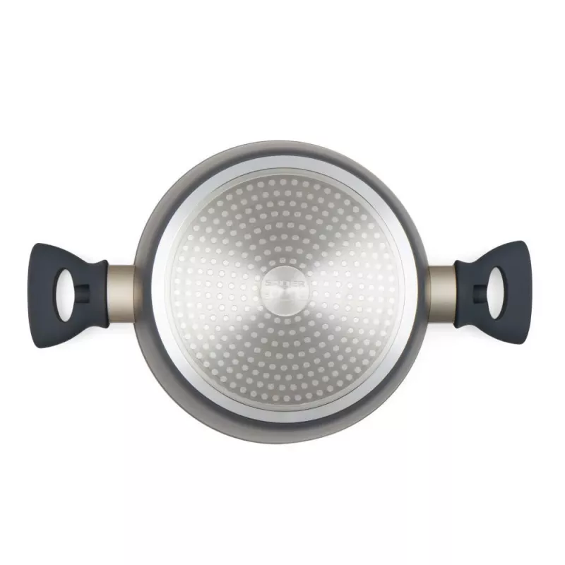 Olla Salter BW12270EU7 24 cm acero inoxidable, apta para inducción, redonda