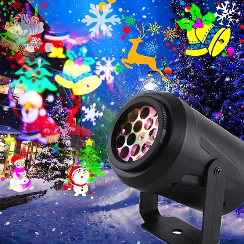 Proyector láser LED navideño Extralink EX.73509 para iluminación decorativa del hogar