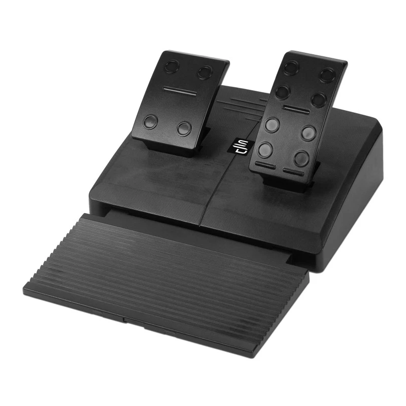 Volante + pedales Subsonic SA5156-NG rotación 270° USB negro