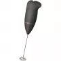 Clatronic MS 3089 espumador de leche a pilas, negro/acero inoxidable