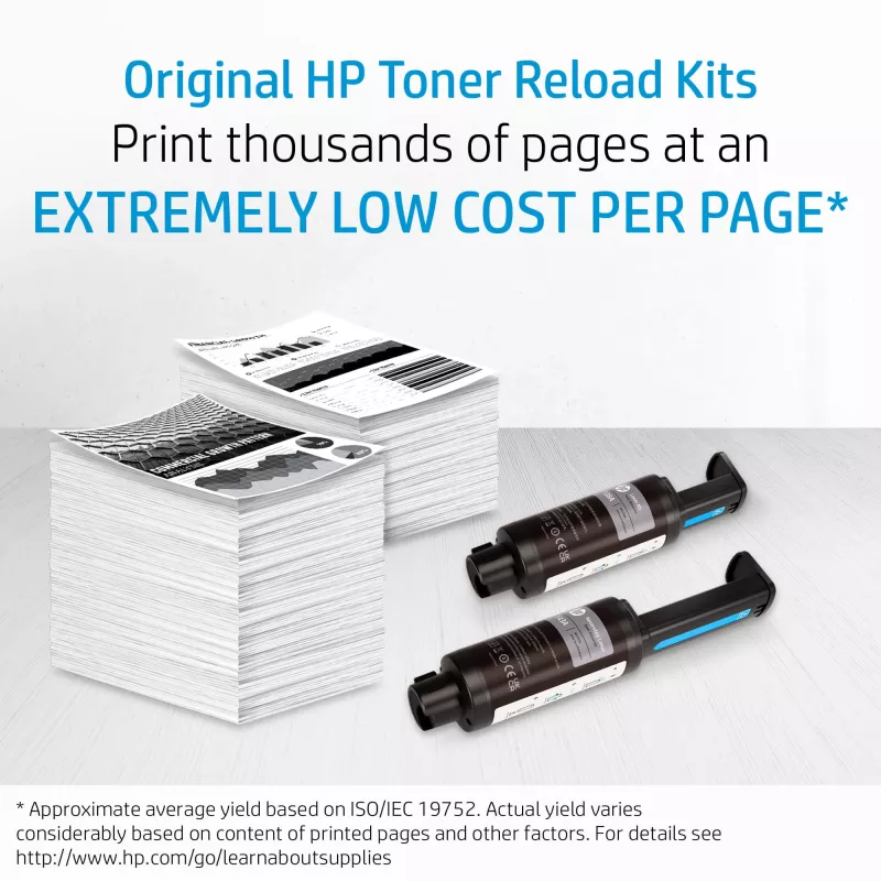 HP Original 103AD Neverstop kit de recarga de tóner negro, set de dos cartuchos de tóner