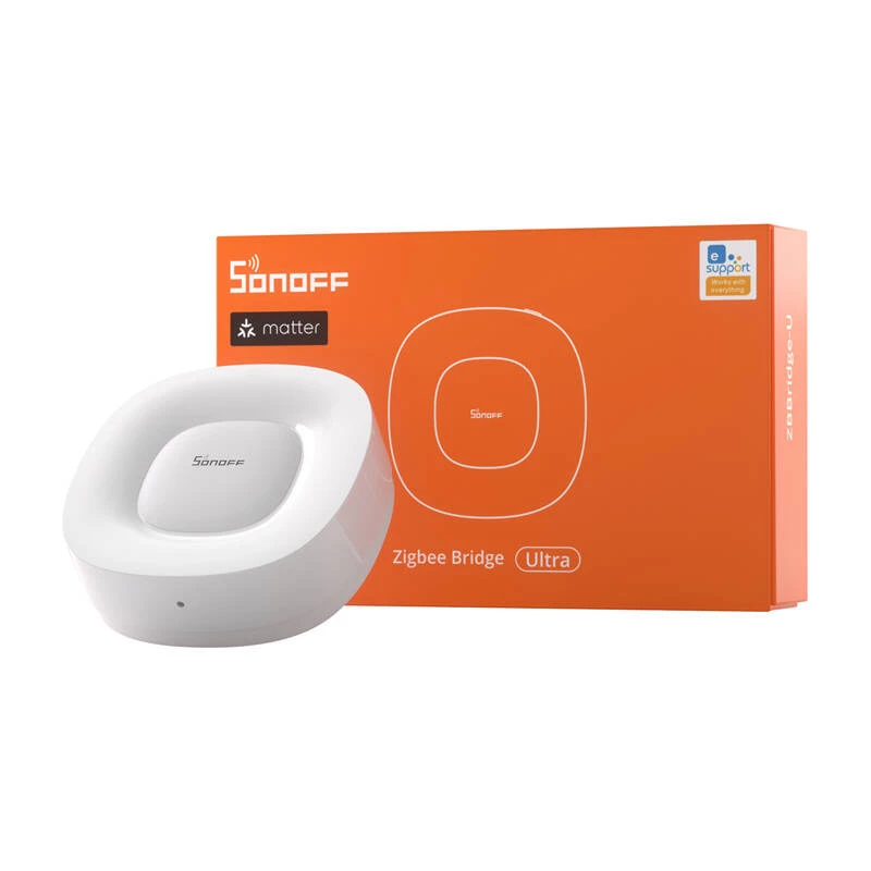 Puente ZigBee para smart home Sonoff ZBBridge-U con RJ45 LAN, procesador de 1,5 GHz, 1 GB RAM