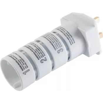 Adaptador de viaje ShiverPeaks BS71005 universal blanco