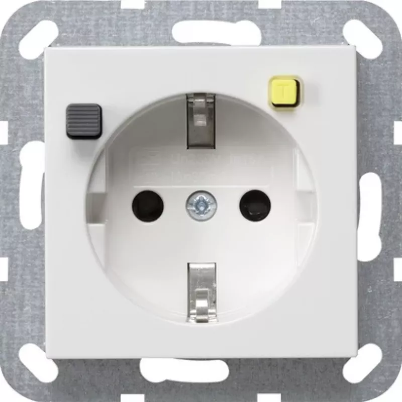 Toma de corriente tipo F Gira 2677 03 — 230 V, 16 A, blanca