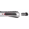 Cúter de hojas rompibles Wedo 78 7018 negro plata