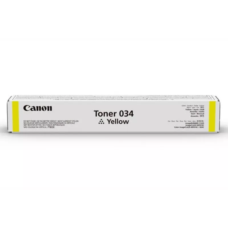 Tóner Canon 034 1 ud. original amarillo