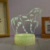 Lámpara LED decorativa Manta SNL116RGB RGB 3D caballos