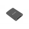 Transcend RDE2 lector de tarjetas USB 3.2 Gen 2 Type-C gris