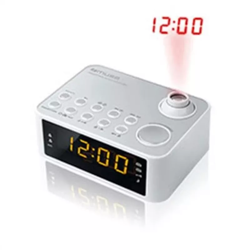 Reloj Muse M-178 PW digital plata blanco