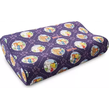 Technaxx Bibi&Tina almohada ergonómica para dormir para niños - 24 x 40 cm - espuma viscoelástica - rectangular - multicolor - ilustración - cremallera