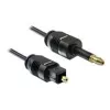 Cable de audio Toslink DeLOCK 82876 2m Mini-TOSLINK negro