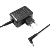 Qoltec 51026 fuente de alimentación/adaptador interior/exterior 65 W negro