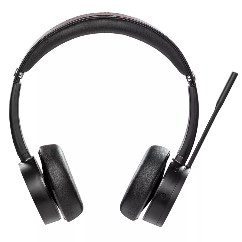 Auriculares Tellur Voice Pro inalámbricos para call center negros TLL411007