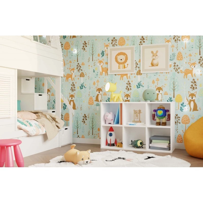 Estantería MALAX MINI 2X3 blanco
