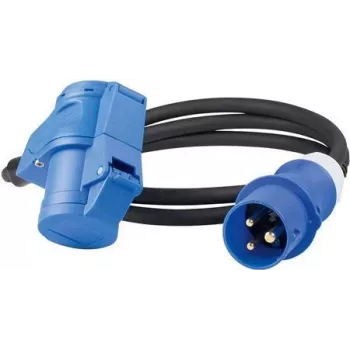 Cable de extensión AS Schwabe 61482, 1,5 m, 16 A, cable de conexión a red