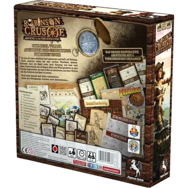 Robinson Crusoe - Adventure on the Cursed Island, juego de mesa