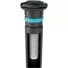 Sistema de riego aspersor emergente MD80 negro gris alcance 3,5 a 5 metros