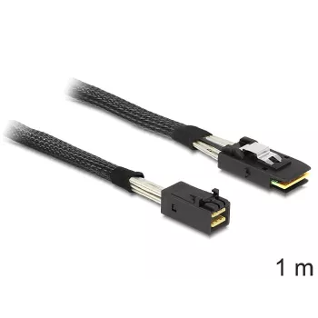 Cable SAS DeLOCK 83389 1 m negro