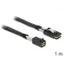 Cable SAS DeLOCK 83389 1 m negro