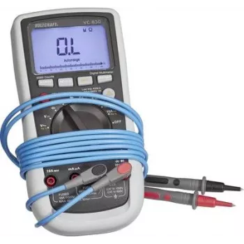 VOLTCRAFT MSL-504 Cable de medición azul [conector macho 4 mm - punta de prueba] 1,2 m Azul (VC-8085020)