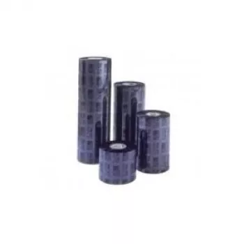 Zebra 4800 Resin cinta de transferencia térmica 156 mm (6,14 pulgadas) x 450 m, núcleo de 25 mm, tinta exterior, negra, pack de 12