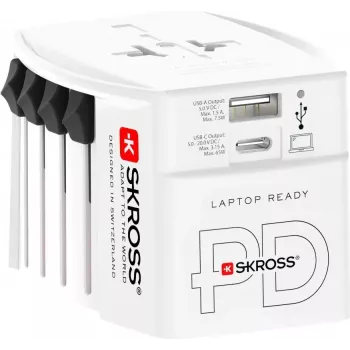 Skross 1302976 Adaptador de viaje MUV AC65PD (1302976)