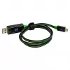 Cable USB RealPower A/Micro-USB B 0,75 m